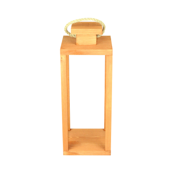 Lampion drewniany Duży  LD-3-B Brązowy